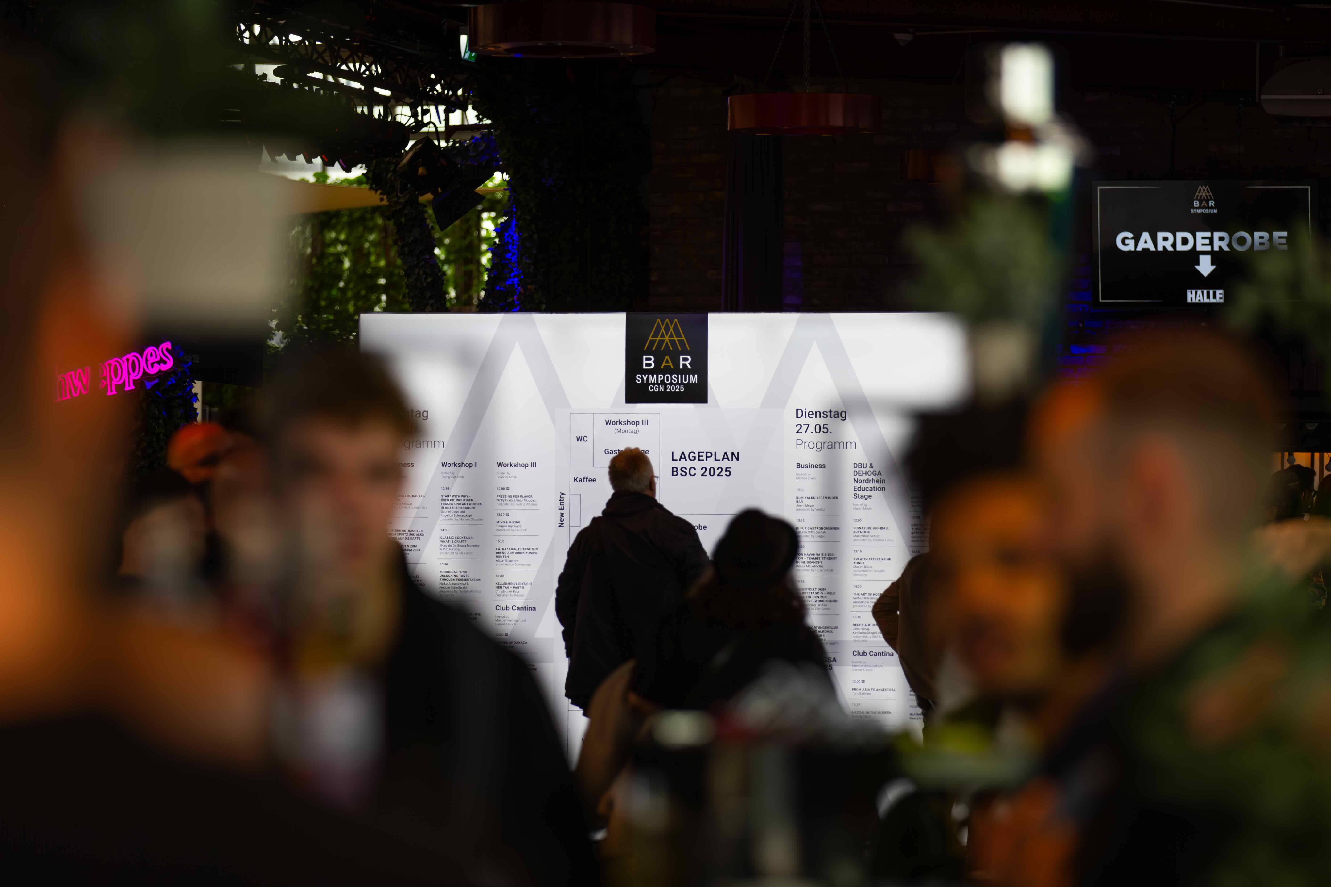 Networking auf dem Bar Symposium Cologne